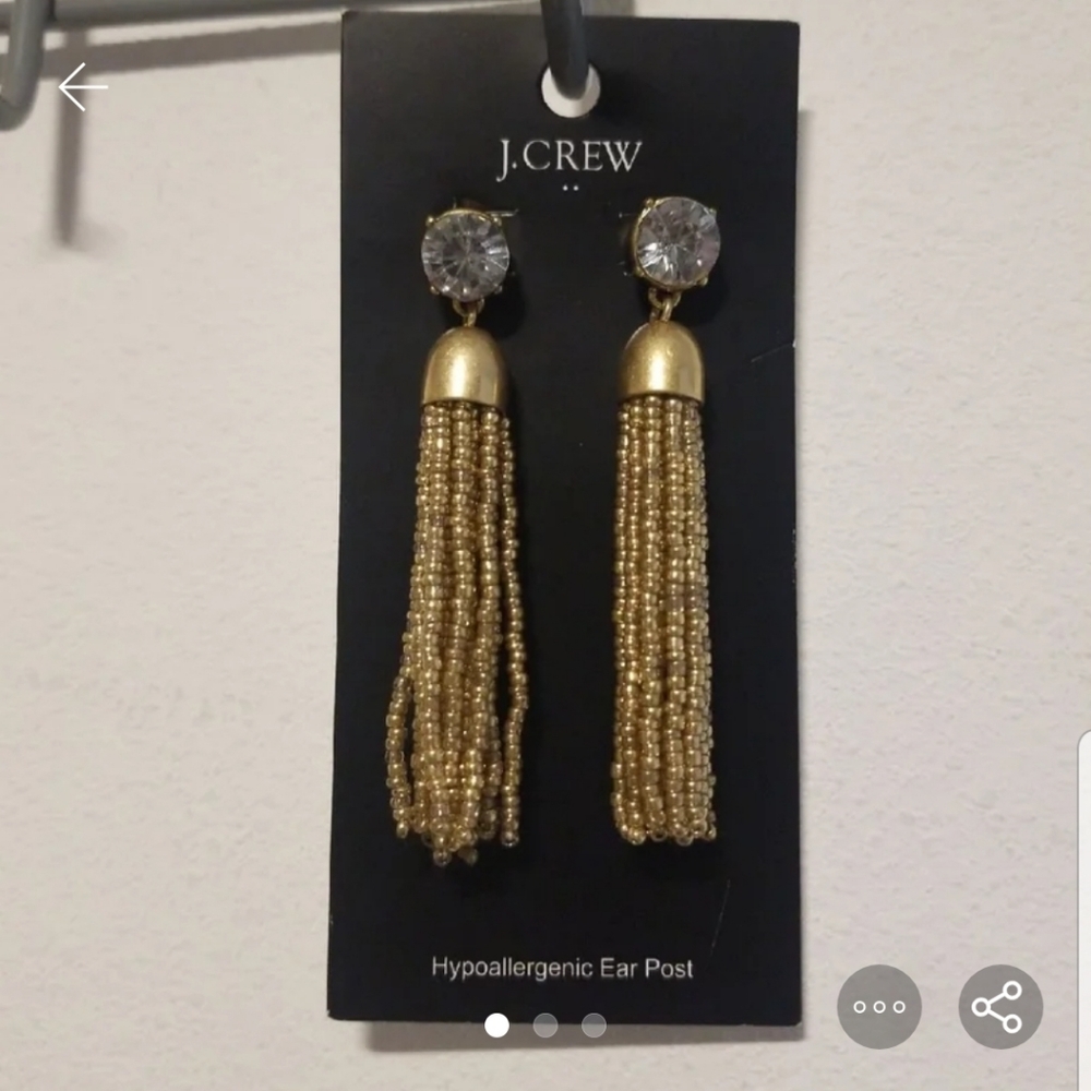 J. Crew Tassel Earrings